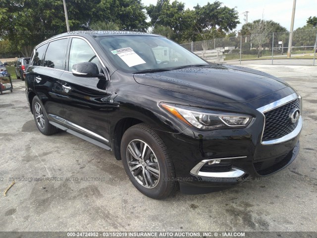 5N1DL0MN4KC528829 - 2019 INFINITI QX60 LUXE/PURE BLACK photo 1