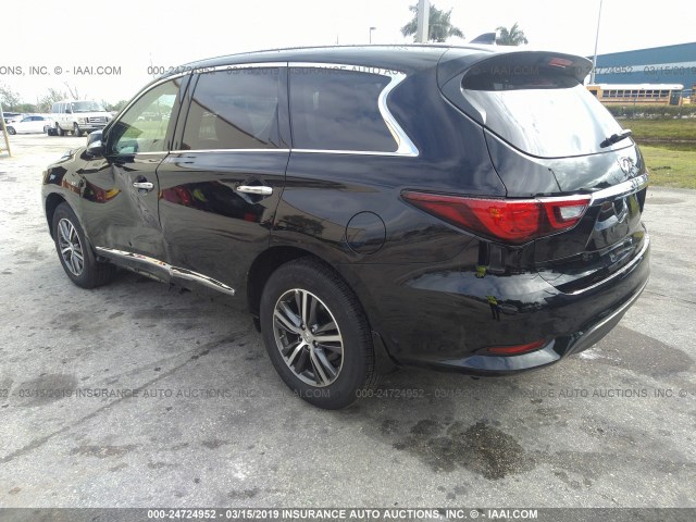 5N1DL0MN4KC528829 - 2019 INFINITI QX60 LUXE/PURE BLACK photo 3