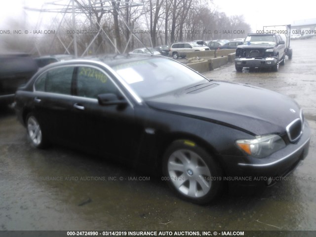 WBAHN83547DT72208 - 2007 BMW 750 BLACK photo 1