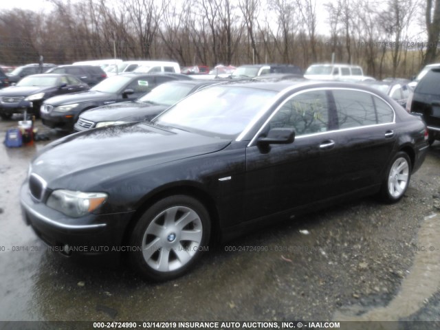 WBAHN83547DT72208 - 2007 BMW 750 BLACK photo 2