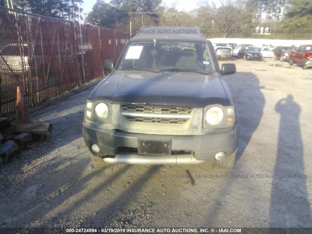 5N1ED28T03C680453 - 2003 NISSAN XTERRA XE/SE BLUE photo 6