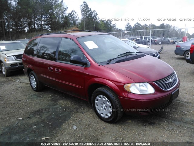 2C4GP44373R352945 - 2003 CHRYSLER TOWN & COUNTRY LX MAROON photo 1