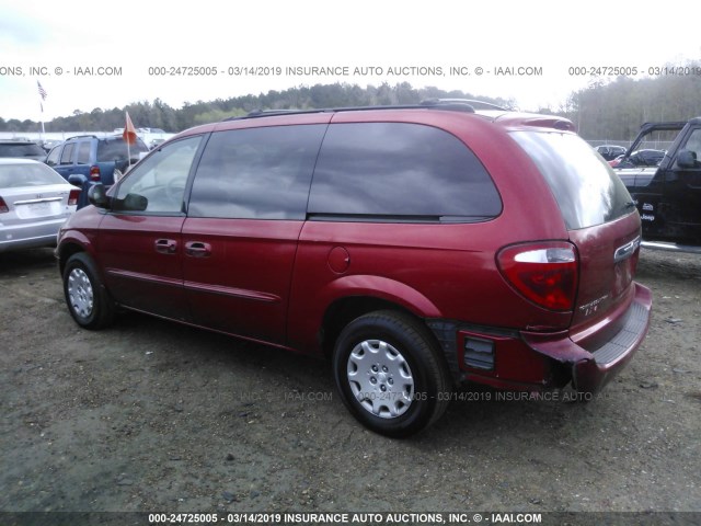 2C4GP44373R352945 - 2003 CHRYSLER TOWN & COUNTRY LX MAROON photo 3