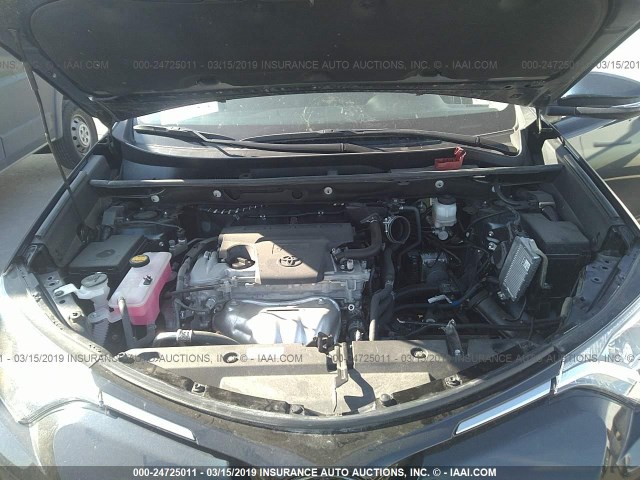 2T3WFREV6JW477689 - 2018 TOYOTA RAV4 ADVENTURE/XLE Dark Blue photo 10