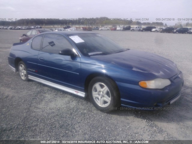 2G1WX12K139366045 - 2003 CHEVROLET MONTE CARLO SS ლურჯი ფოტო 1