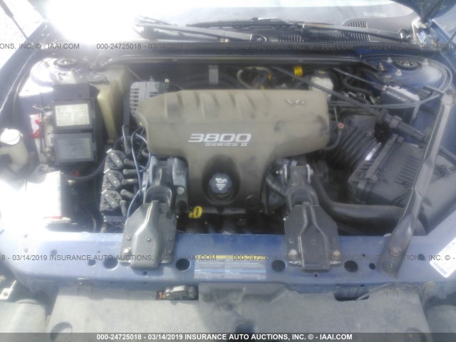 2G1WX12K139366045 - 2003 CHEVROLET MONTE CARLO SS ლურჯი ფოტო 10