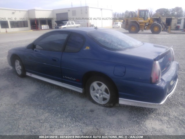2G1WX12K139366045 - 2003 CHEVROLET MONTE CARLO SS ლურჯი ფოტო 3