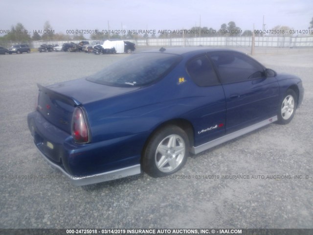 2G1WX12K139366045 - 2003 CHEVROLET MONTE CARLO SS ლურჯი ფოტო 4