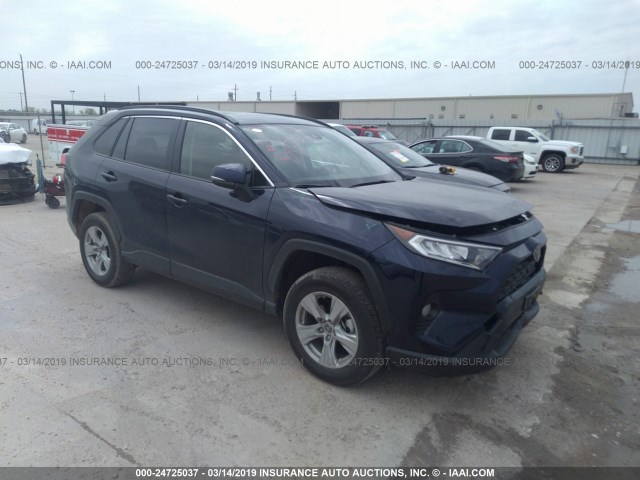 JTMW1RFVXKD505036 - 2019 TOYOTA RAV4 ADVENTURE/XLE Tünd mavi foto 1