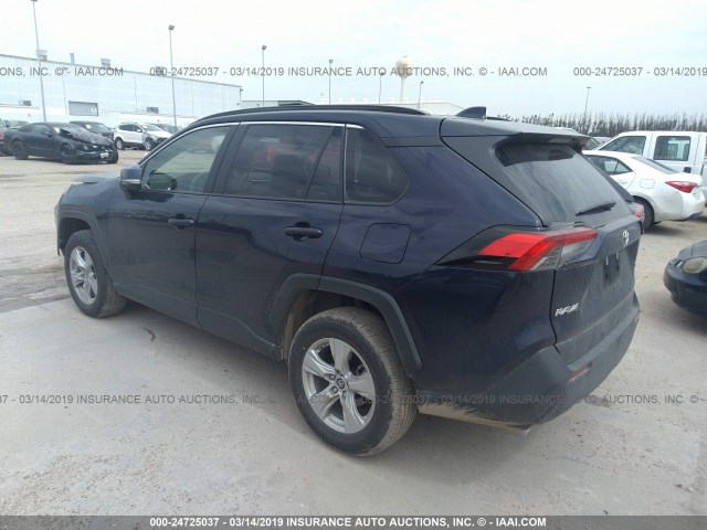 JTMW1RFVXKD505036 - 2019 TOYOTA RAV4 ADVENTURE/XLE Tünd mavi foto 3
