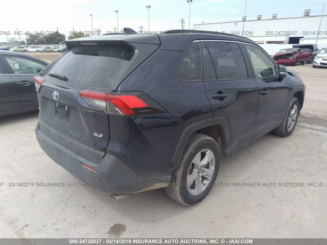 JTMW1RFVXKD505036 - 2019 TOYOTA RAV4 ADVENTURE/XLE Tünd mavi foto 4