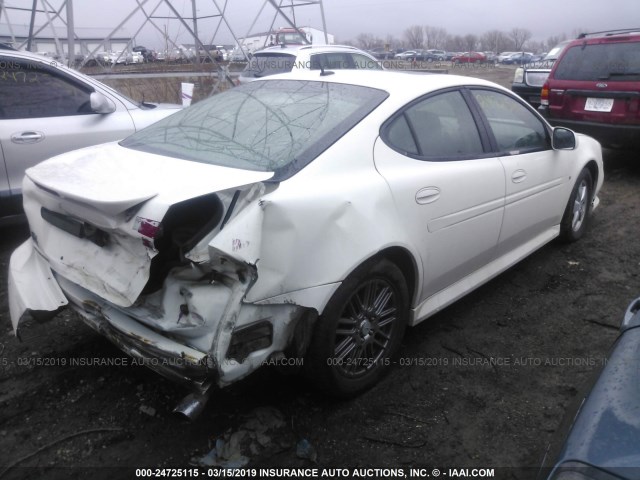 2G2WP552971126602 - 2007 PONTIAC GRAND PRIX WHITE photo 4