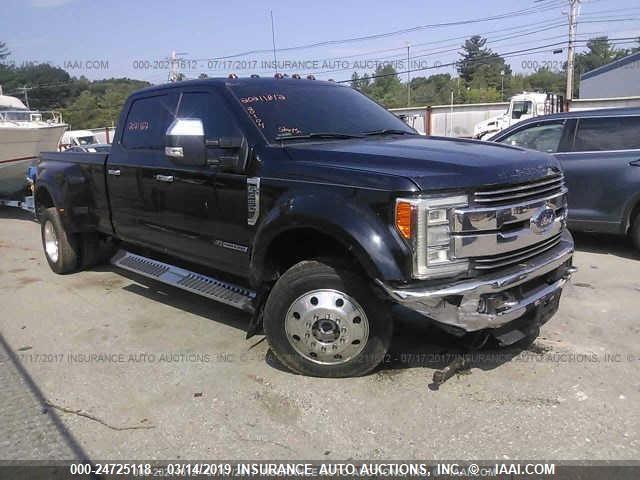1FT8W4DT5HEB32487 - 2017 FORD F450 SUPER DUTY BLACK photo 1