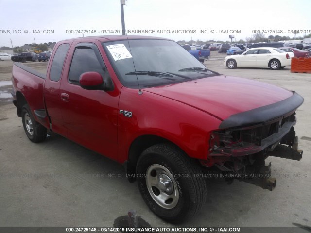 1FTRX07293KD00025 - 2003 FORD F150 RED photo 1