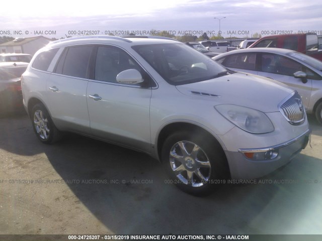 5GAER23718J274105 - 2008 BUICK ENCLAVE CXL WHITE photo 1