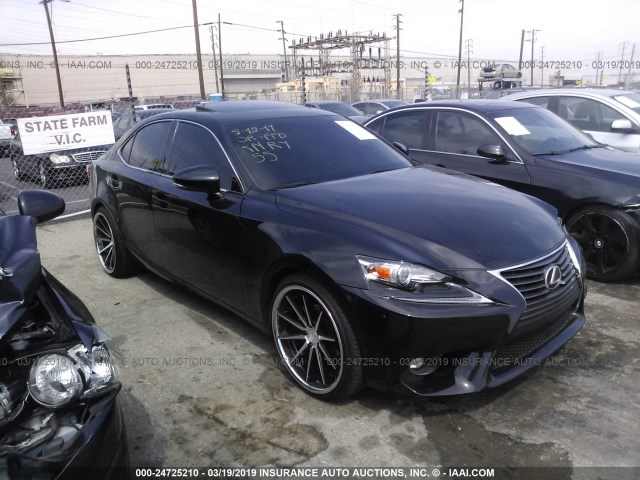 JTHBF1D29F5057848 - 2015 LEXUS IS 250 BLACK photo 1