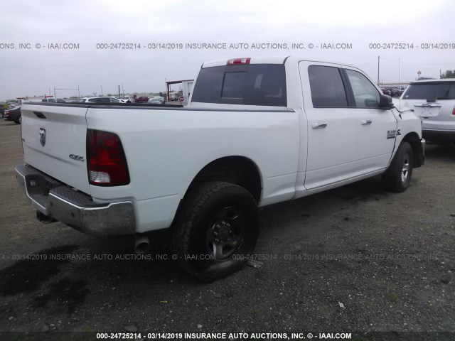 3C6UR5DL6HG620584 - 2017 RAM 2500 SLT WHITE photo 4