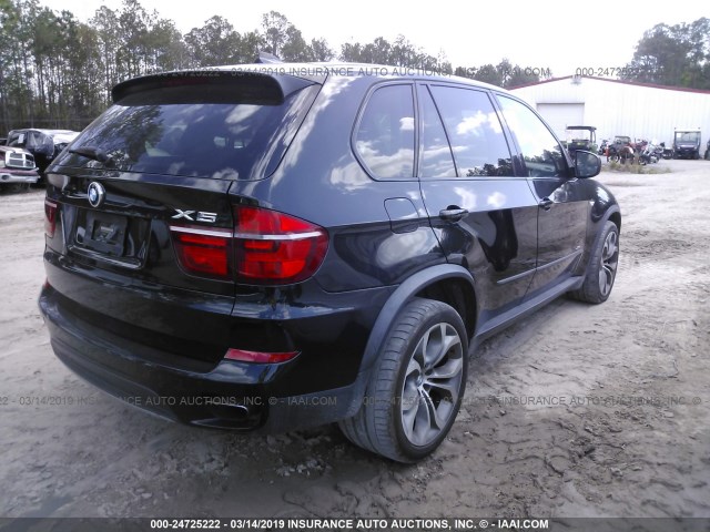 5UXZV8C52BL417327 - 2011 BMW X5 XDRIVE50I BLACK photo 4