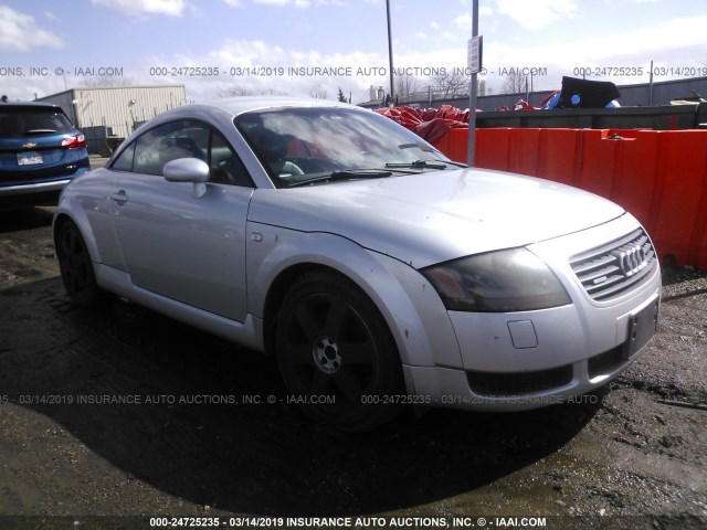 TRUWX28N211014291 - 2001 AUDI TT QUATTRO SILVER photo 1