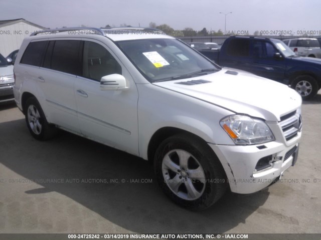 4JGBF7BE7BA740131 - 2011 MERCEDES-BENZ GL 450 4MATIC WHITE photo 1