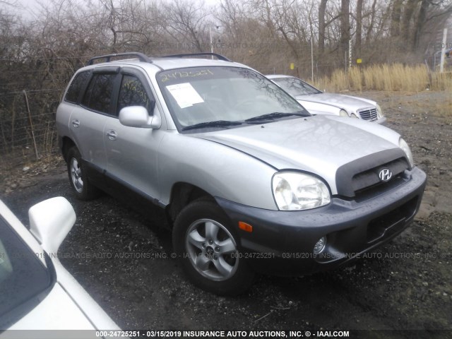 KM8SC13E46U063824 - 2006 HYUNDAI SANTA FE GLS/LIMITED SILVER photo 1