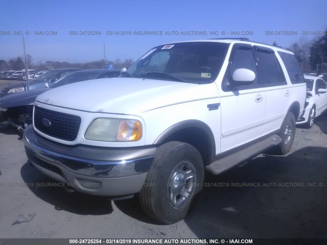 1FMFU18L82LA58924 - 2002 FORD EXPEDITION EDDIE BAUER WHITE photo 2