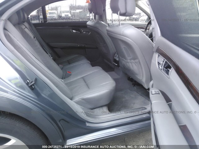 WDDNG76X07A089853 - 2007 MERCEDES-BENZ S 600 GRAY photo 8