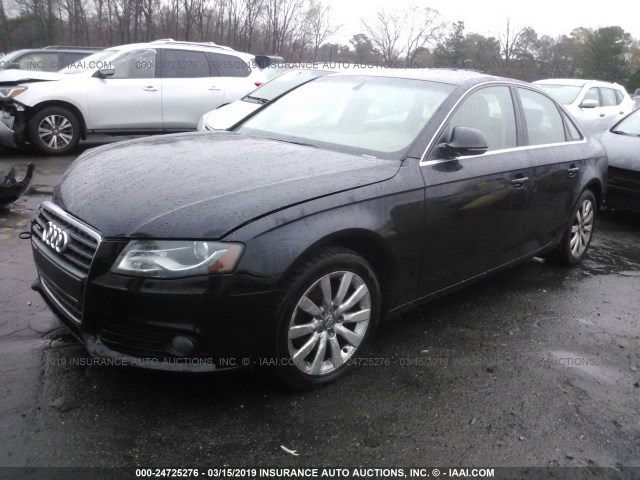 WAUSF78K59N025429 - 2009 AUDI A4 PREMIUM PLUS BLACK photo 2