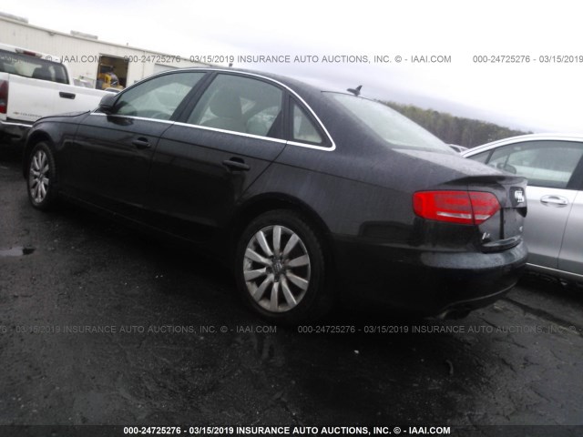 WAUSF78K59N025429 - 2009 AUDI A4 PREMIUM PLUS BLACK photo 3