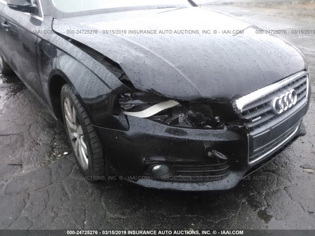 WAUSF78K59N025429 - 2009 AUDI A4 PREMIUM PLUS BLACK photo 6