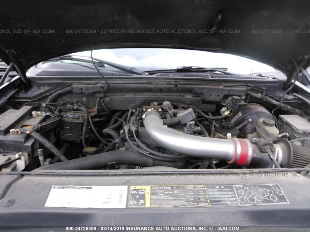 2FTRX17WX2CA29164 - 2002 FORD F150 BLACK photo 10