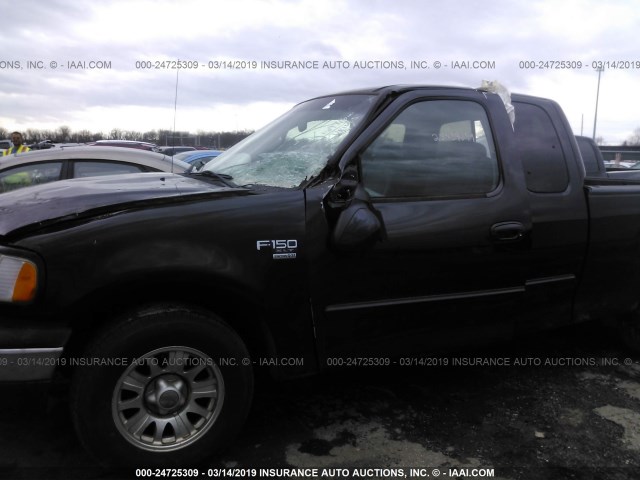 2FTRX17WX2CA29164 - 2002 FORD F150 BLACK photo 6