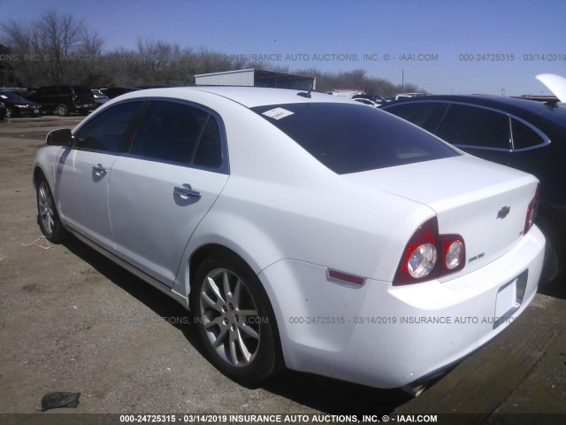 1G1ZK57719F130132 - 2009 CHEVROLET MALIBU LTZ თეთრი ფოტო 3