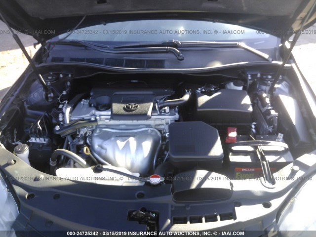 4T1BF1FK7GU553197 - 2016 TOYOTA CAMRY LE/XLE/SE/XSE BLACK photo 10