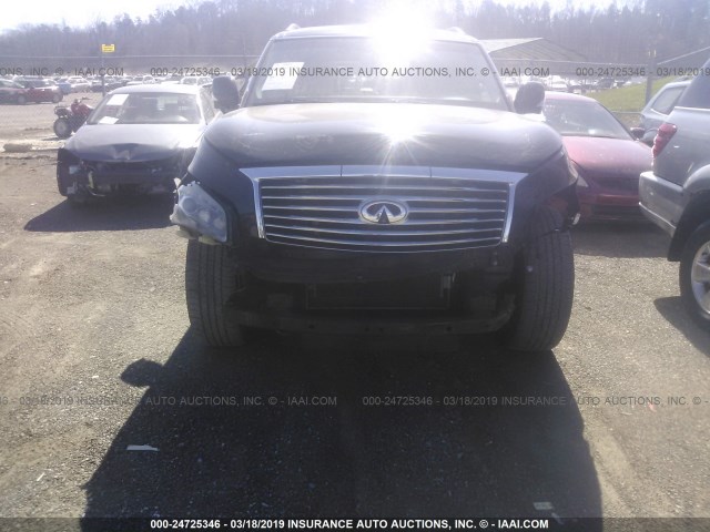 JN8AZ2NEXC9019069 - 2012 INFINITI QX56 BLACK photo 6