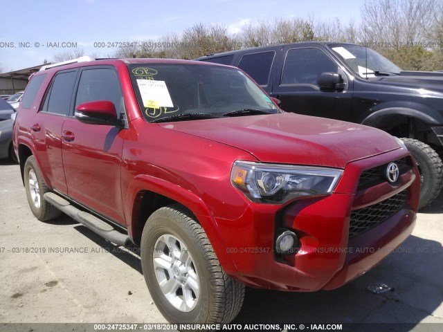 JTEZU5JR2G5134636 - 2016 TOYOTA 4RUNNER SR5/LIMITED/SR5 PREMIUM RED photo 1