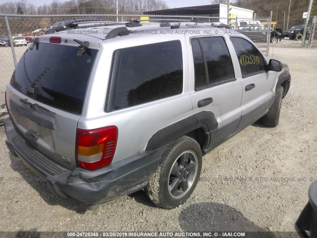 1J4GW48J54C193116 - 2004 JEEP GRAND CHEROKEE LAREDO/COLUMBIA/FREEDOM 银色 照片 4