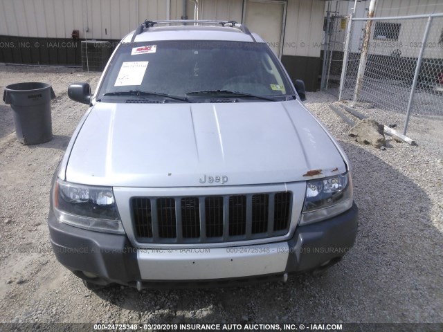 1J4GW48J54C193116 - 2004 JEEP GRAND CHEROKEE LAREDO/COLUMBIA/FREEDOM 银色 照片 6