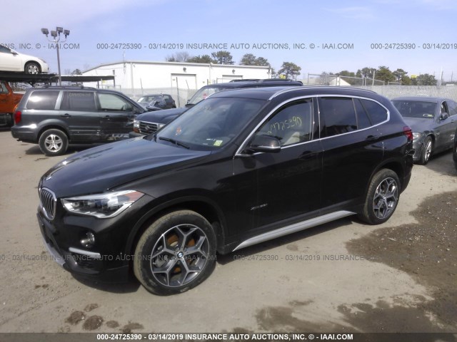 WBXHT3C33H5F68233 - 2017 BMW X1 XDRIVE28I BLACK photo 2