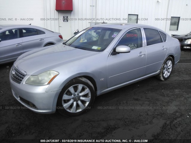 JNKAY01F16M250136 - 2006 INFINITI M35 SPORT SILVER photo 2