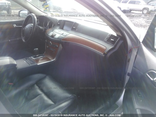 JNKAY01F16M250136 - 2006 INFINITI M35 SPORT SILVER photo 5