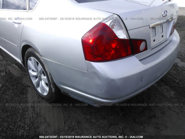 JNKAY01F16M250136 - 2006 INFINITI M35 SPORT SILVER photo 6