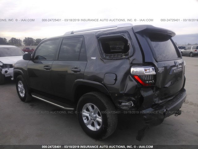 JTEZU5JR8F5107066 - 2015 TOYOTA 4RUNNER SR5/LIMITED GRAY photo 3