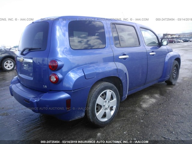 3GNDA13D46S598007 - 2006 CHEVROLET HHR LS Көк фото 4