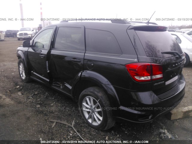 3C4PDCBG6DT607429 - 2013 DODGE JOURNEY SXT BLACK photo 3