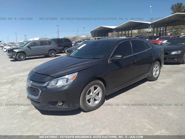 1G11B5SL8EF139938 - 2014 CHEVROLET MALIBU LS შავი ფოტო 2