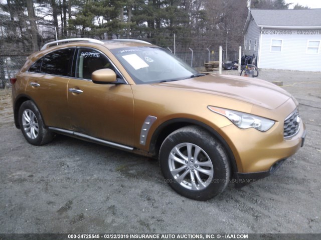 JNRAS18W09M159281 - 2009 INFINITI FX35 GOLD photo 1