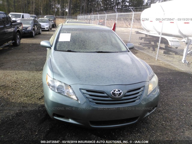 4T1BE46K77U538199 - 2007 TOYOTA CAMRY NEW GENERAT CE/LE/XLE/SE GREEN photo 6