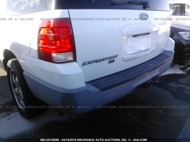 1FMRU15W13LC48254 - 2003 FORD EXPEDITION XLT WHITE photo 6