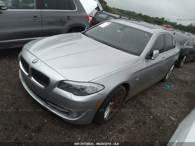 WBAFR7C5XCC815581 - 2012 BMW 535 I GRAY photo 2